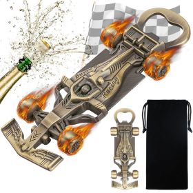 Exquisite Racing Bottle Opener,Meticulously Designed And Made Of Durable Materials, Perfect For Opening Bottles During Sports Events, Parties, Or (Option: Bronze)