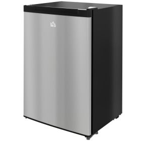 Upright Freezer, 3 Cu Ft Small Freezer with Reversible Single Door, Adjustable Thermostat for Home, Apartment, Silver (Option: Silver-580x590x910 mm)